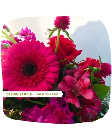 Seasonal Mix // Fresh Fuchsias Flower Arrangement